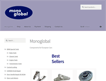 Tablet Screenshot of monoglobal.com.au